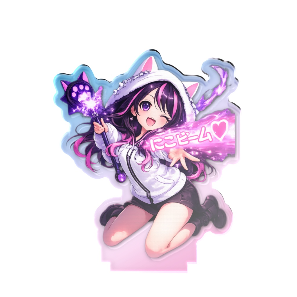 7cmにこビームアクスタ