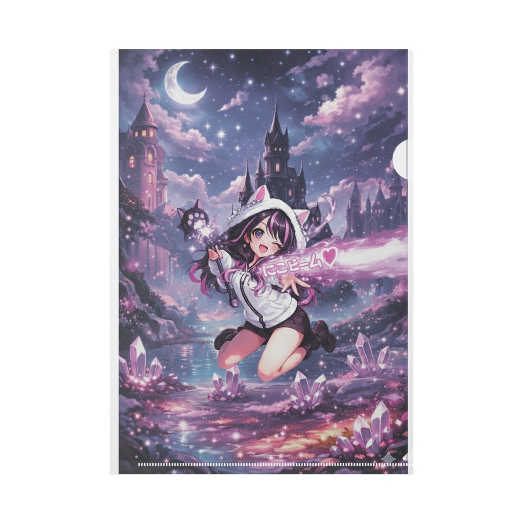 にこビームクリアファイル