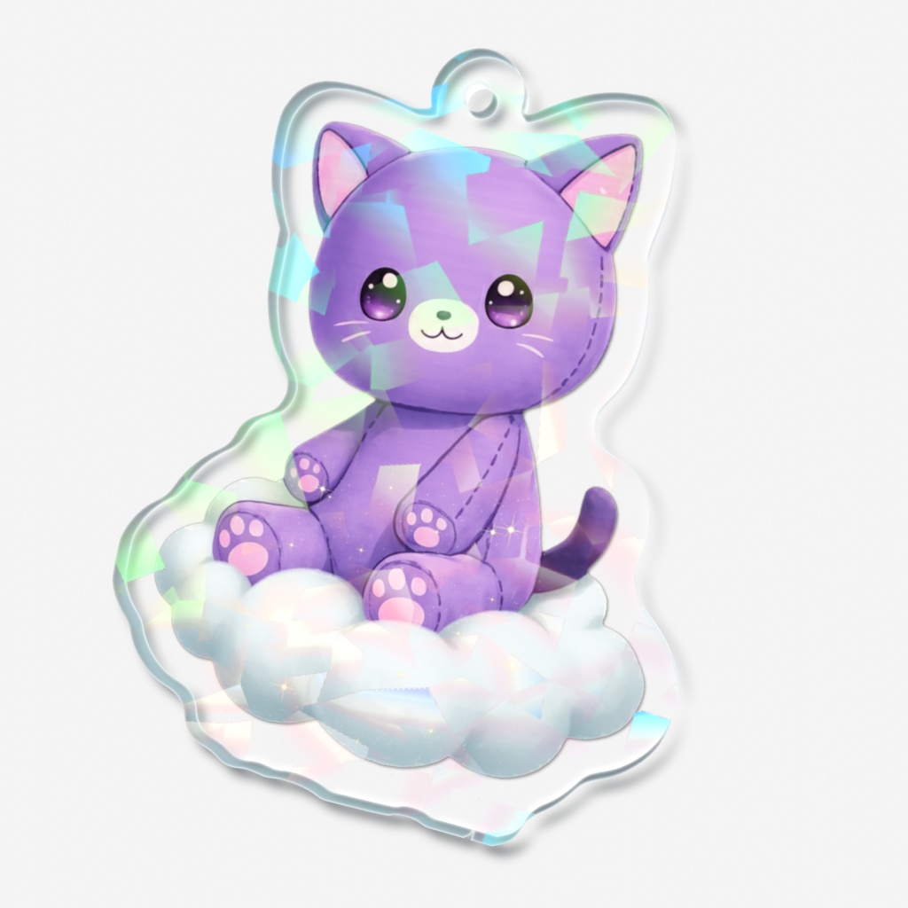5cmホログラムぬいぐるみアクキー