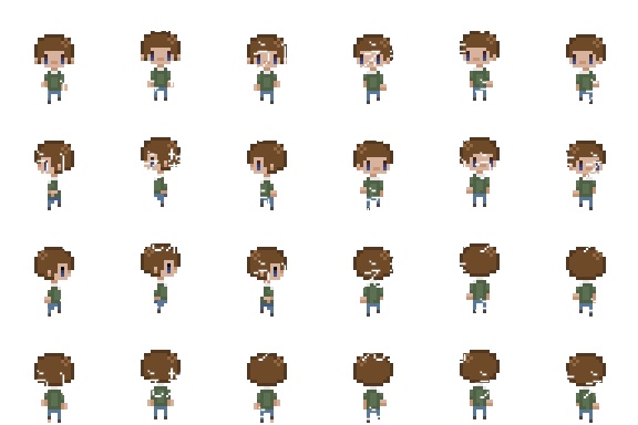 【無料】モブといっしょ【歩行グラフィックパーツ素材】