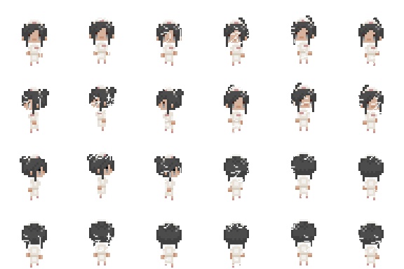 【8方向キャラチップ】病院パーツセット+キャラチップ【ゲーム素材】