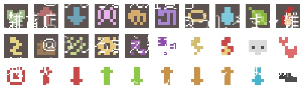 【ドット絵アイコン】戦闘画面編