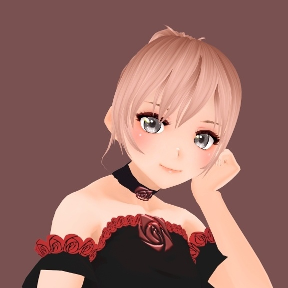 (VRoid) Soft Makeup Face Texture + Sparkly Eyes ソフトメイク顔の質感 + キラキラ目