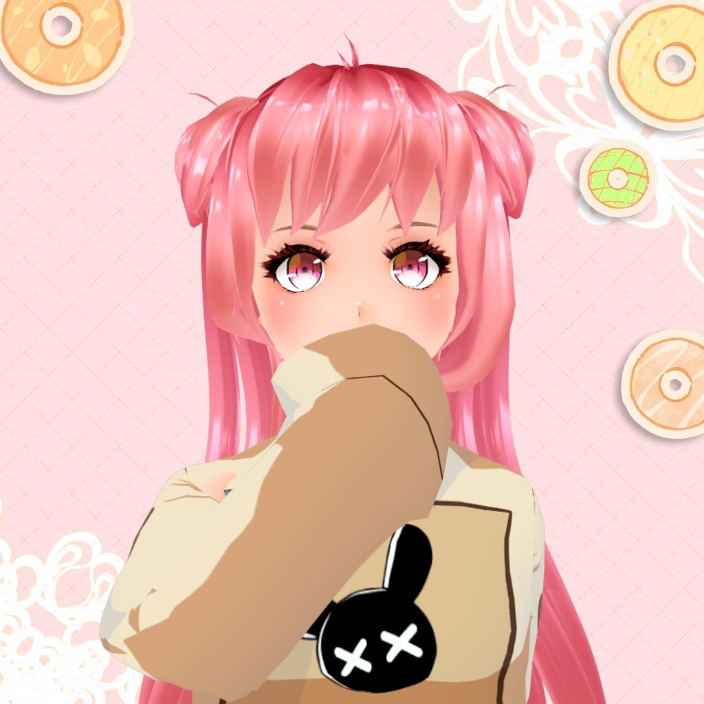 (Vroid) Twin Buns Princess Hair Preset