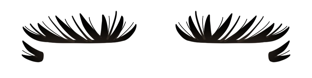 (VROID) FREE Eyelashes / Eyeliner / Eyes まつげ/アイライナー/目