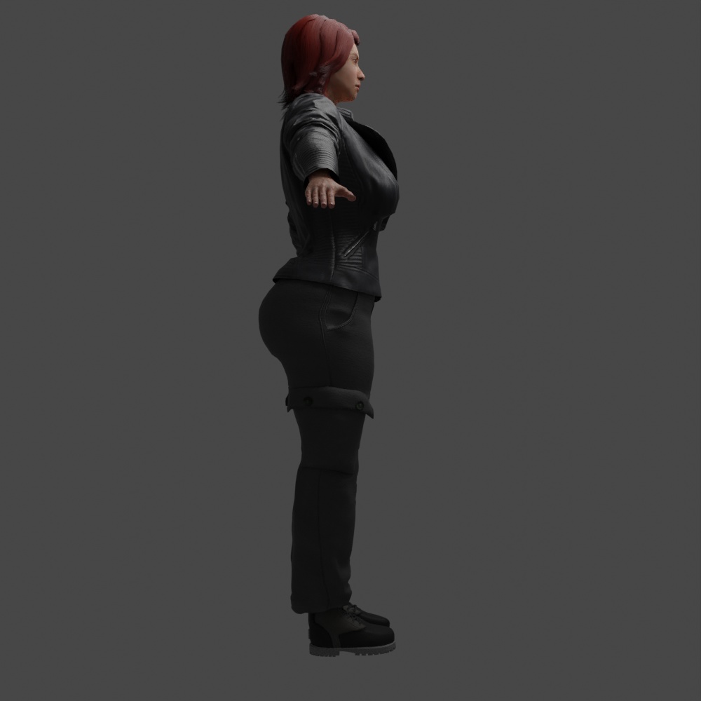 Biker Female - 3dthingy - 2/4