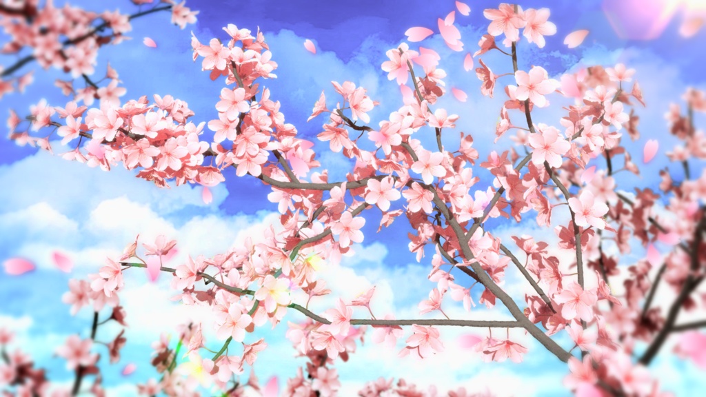 桜咲く　春　動画素材