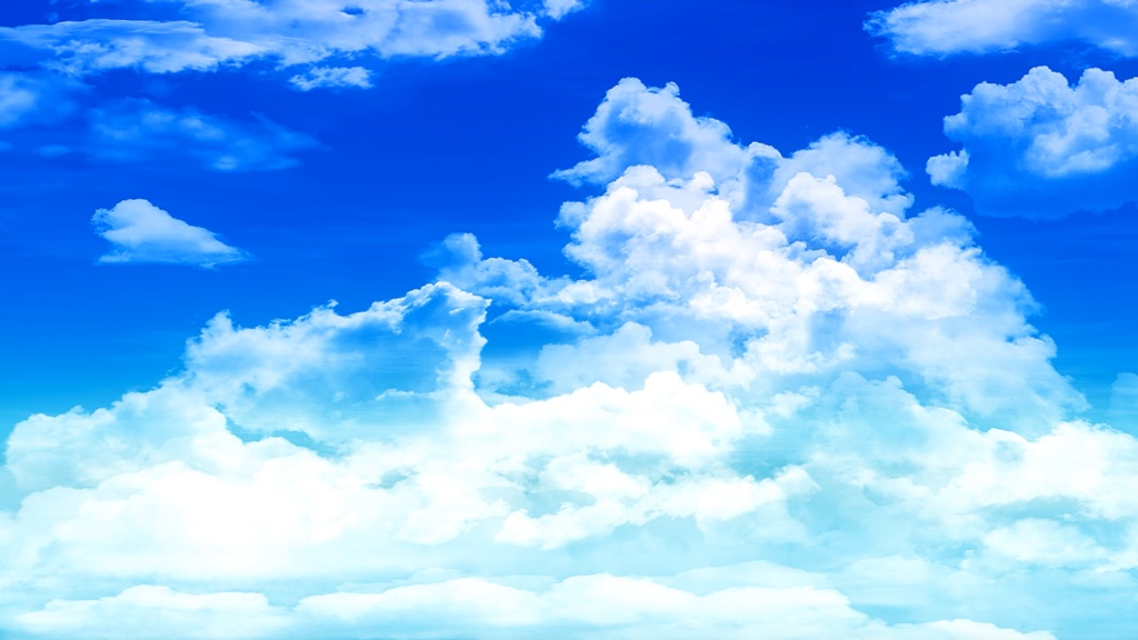 空　夏の空　アニメーション　ループ動画