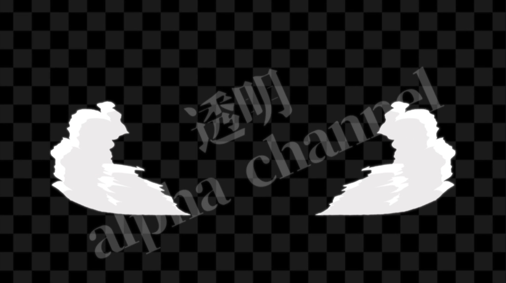 着地煙エフェクト２_アニメーション_素材動画