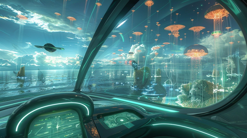 spaceship×Background Otherworld Cockpit View – Vol.03(15画像セット)