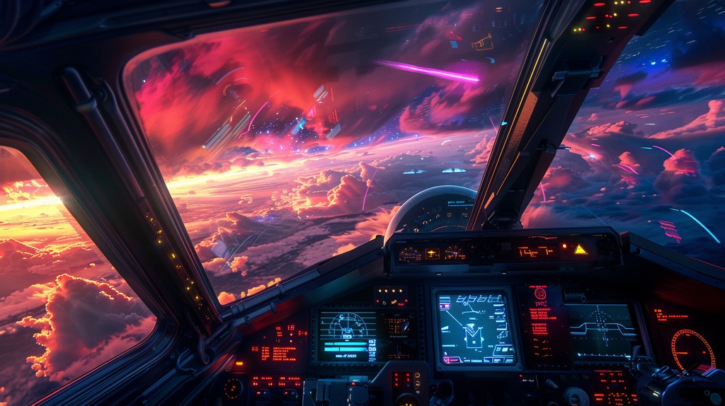 spaceship×Background Otherworld Cockpit View – Vol.03(15画像セット)
