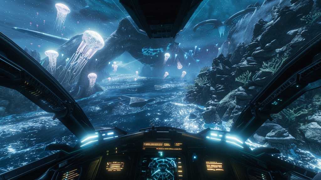 spaceship×Background Otherworld Cockpit View – Vol.03(15画像セット)