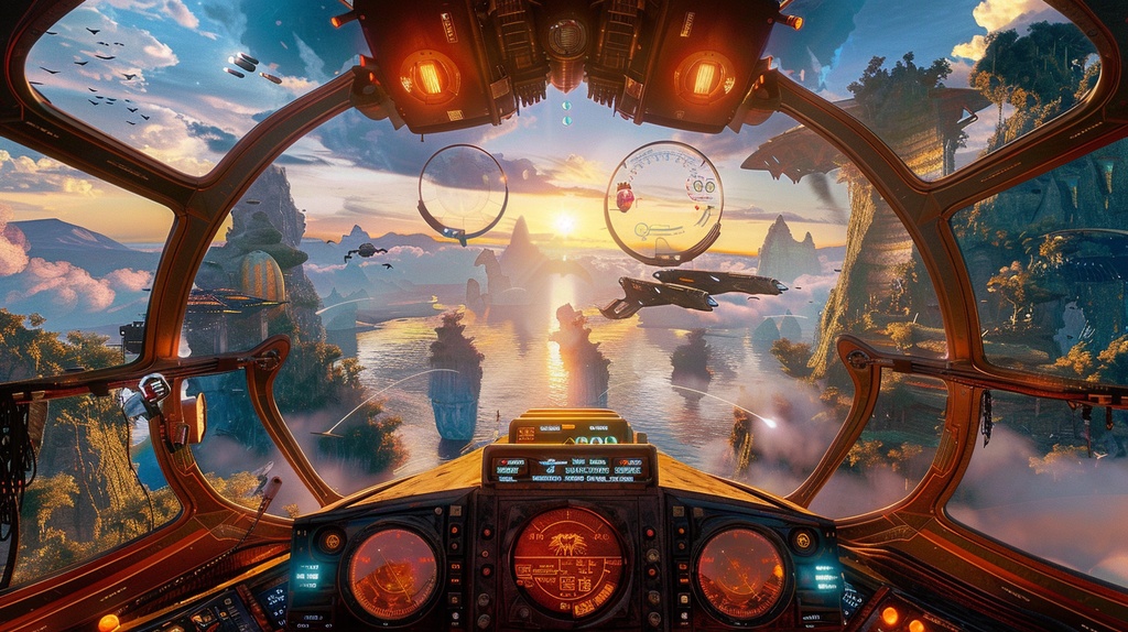 TRPG×Background Otherworld Cockpit View – Vol.04(15画像セット)