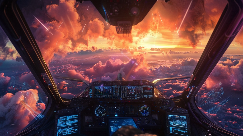 Game Design×Background Otherworld Cockpit View – Vol.07(15画像セット)