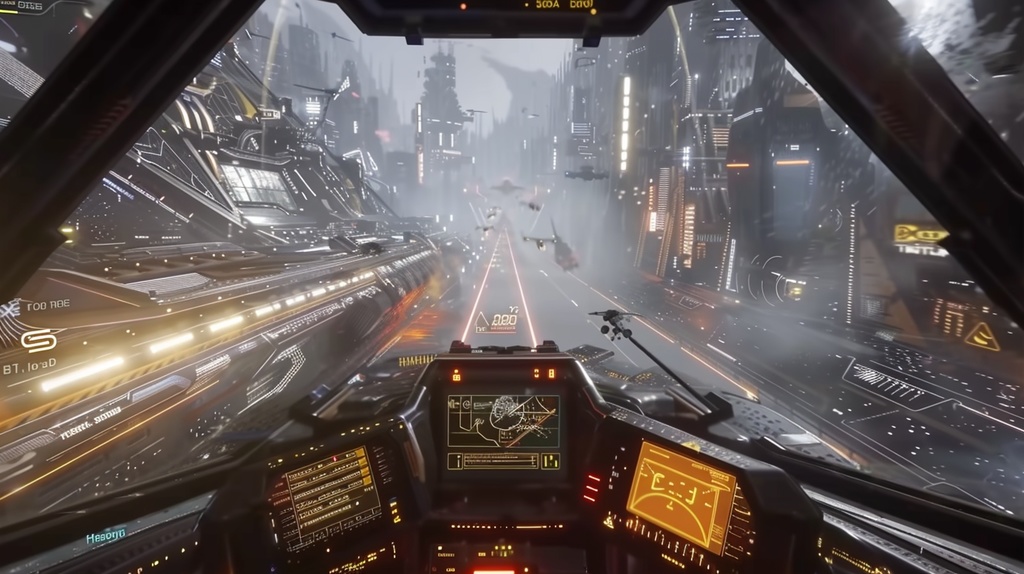 Game Design×Background Otherworld Cockpit View – Vol.07(15画像セット)