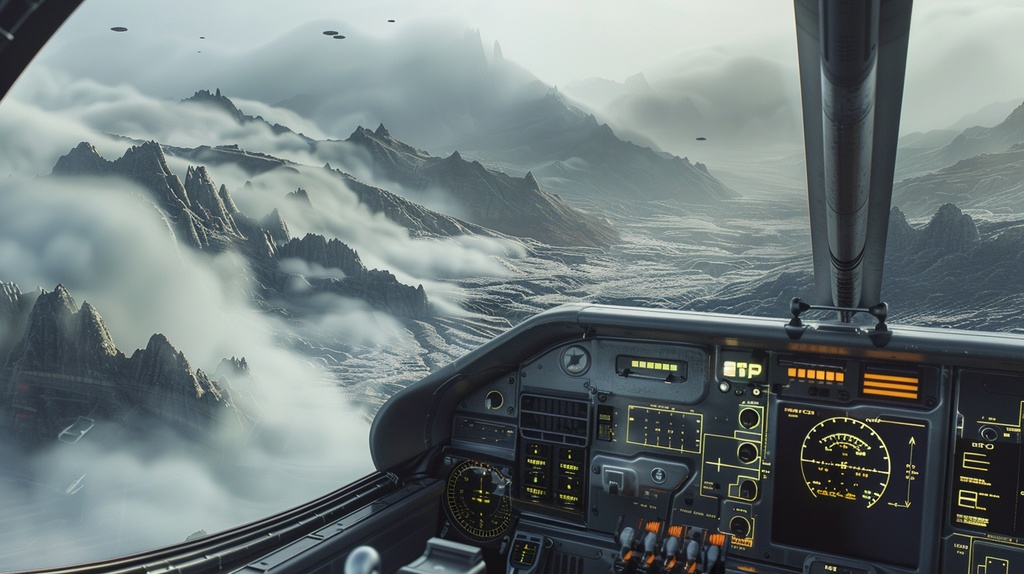 Game Design×Background Otherworld Cockpit View – Vol.07(15画像セット)