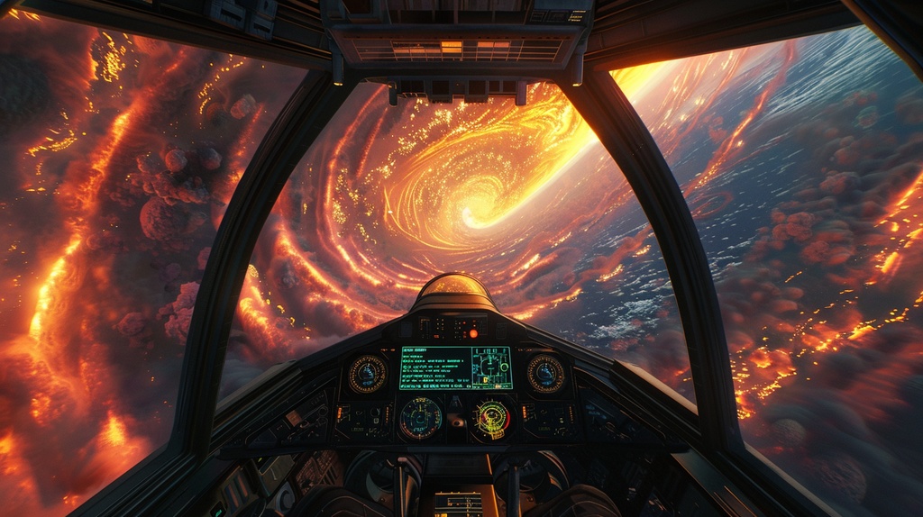 Game Design×Background Otherworld Cockpit View – Vol.07(15画像セット)