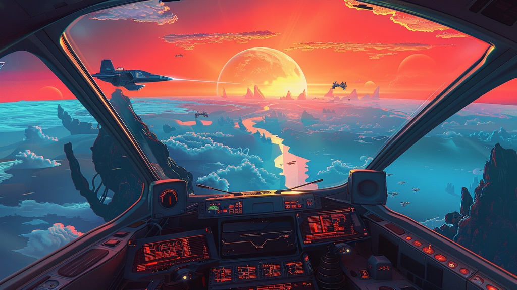 Pilot View×Background Otherworld Cockpit View – Vol.08(15画像セット)