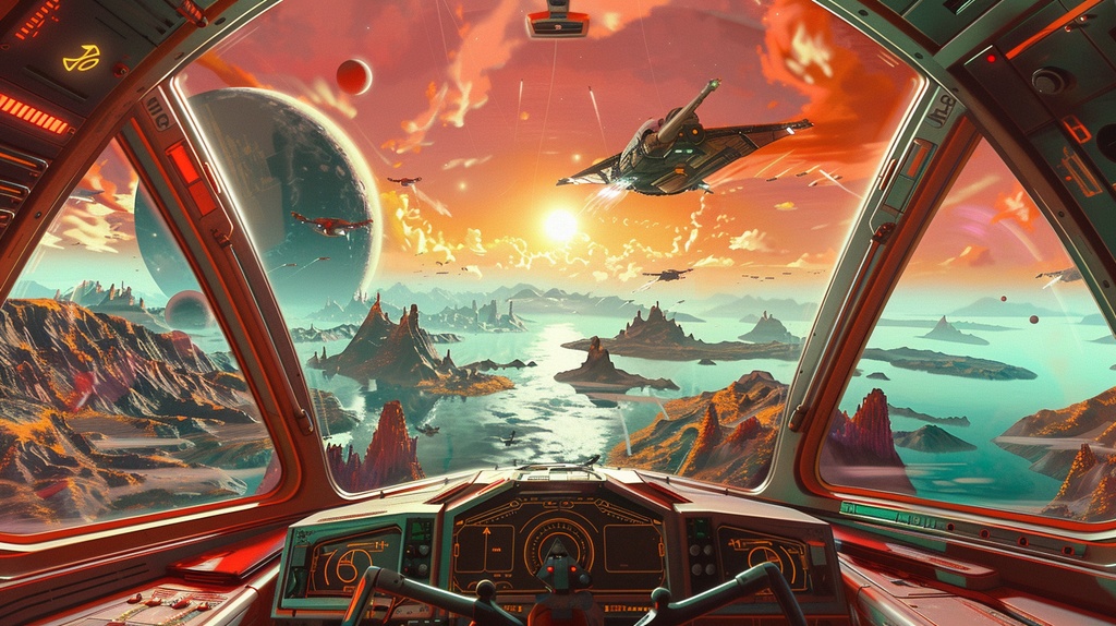 Pilot View×Background Otherworld Cockpit View – Vol.08(15画像セット)