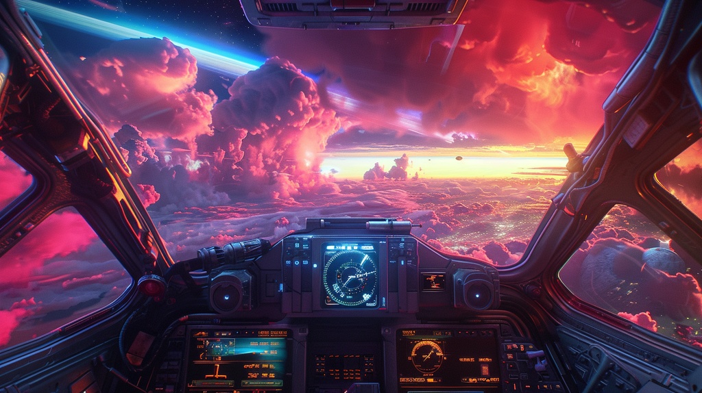 Pilot View×Background Otherworld Cockpit View – Vol.08(15画像セット)