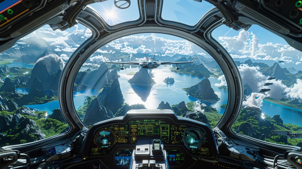 Pilot View×Background Otherworld Cockpit View – Vol.08(15画像セット)