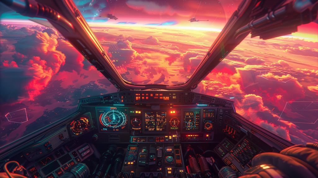 Pilot View×Background Otherworld Cockpit View – Vol.08(15画像セット)