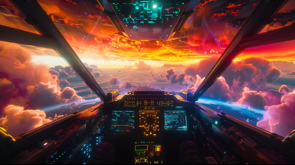 Pilot View×Background Otherworld Cockpit View – Vol.08(15画像セット)