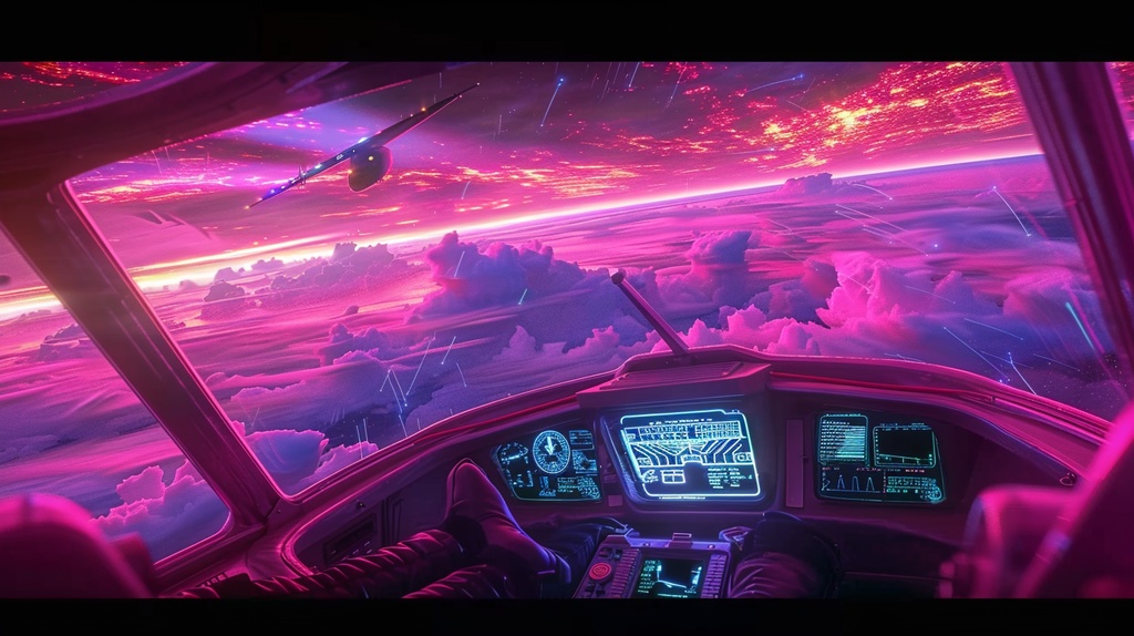 Fantasy Scifi×Background Otherworld Cockpit View – Vol.09(15画像セット)