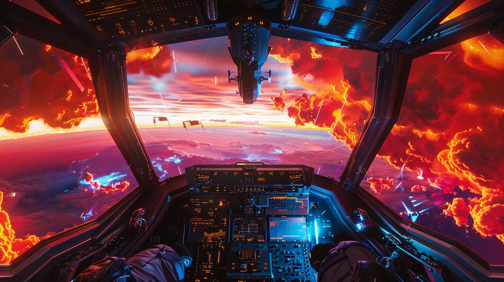 Fantasy Scifi×Background Otherworld Cockpit View – Vol.09(15画像セット)