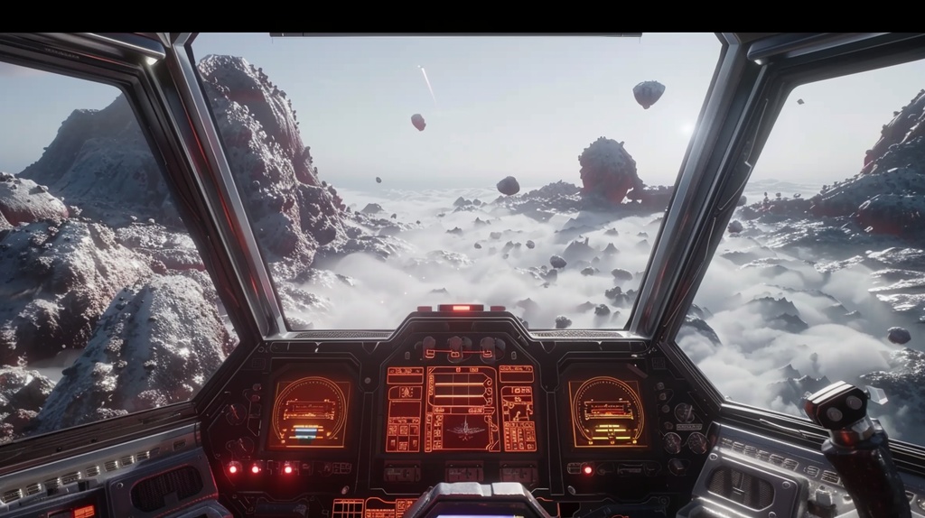 Fantasy Scifi×Background Otherworld Cockpit View – Vol.09(15画像セット)