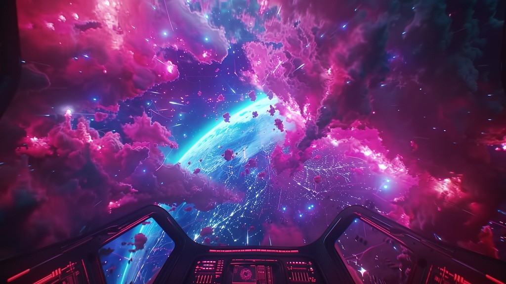 Fantasy Scifi×Background Otherworld Cockpit View – Vol.09(15画像セット)