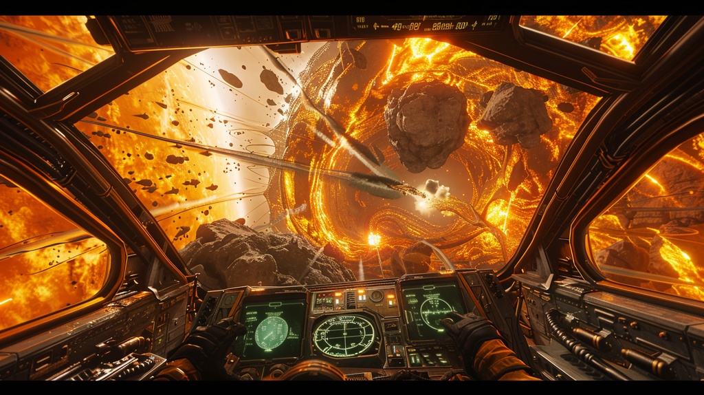 Fantasy Scifi×Background Otherworld Cockpit View – Vol.09(15画像セット)