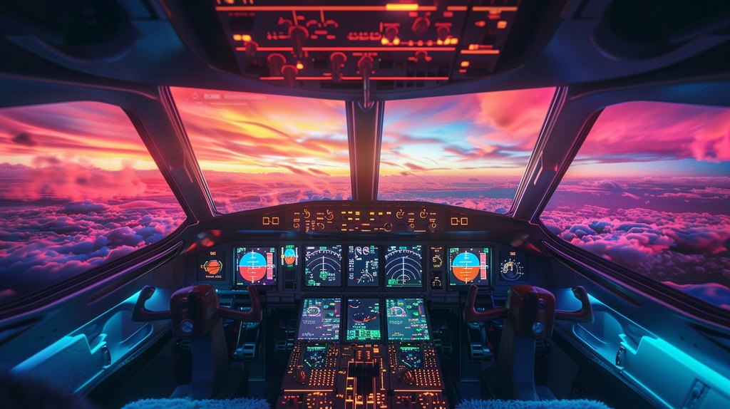 Sci-fi Cockpit×Background Otherworld Cockpit View – Vol.10(15画像セット)