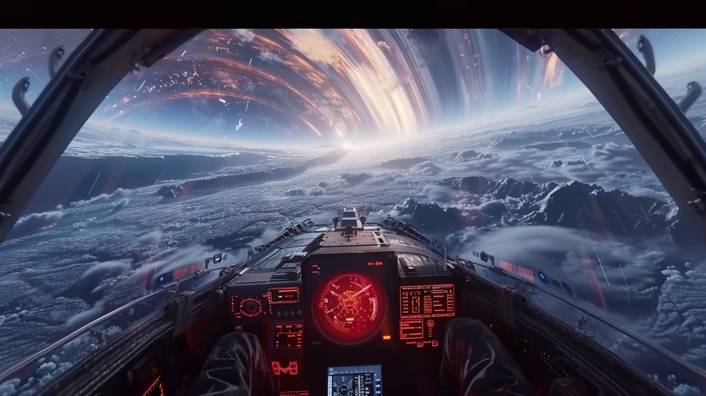 Sci-fi Cockpit×Background Otherworld Cockpit View – Vol.10(15画像セット)