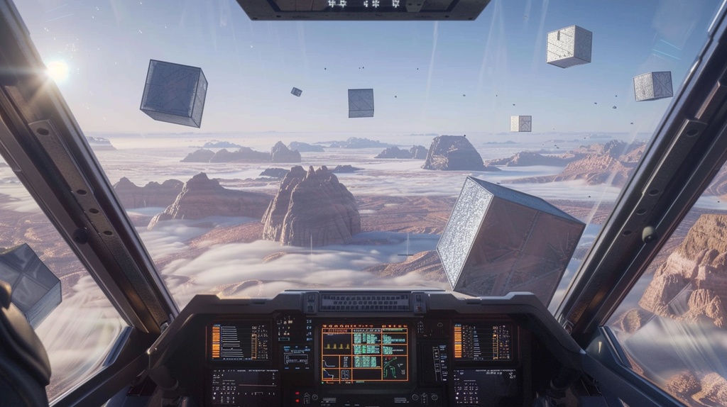 VTuber×Background Otherworld Cockpit View – Vol.11(15画像セット)