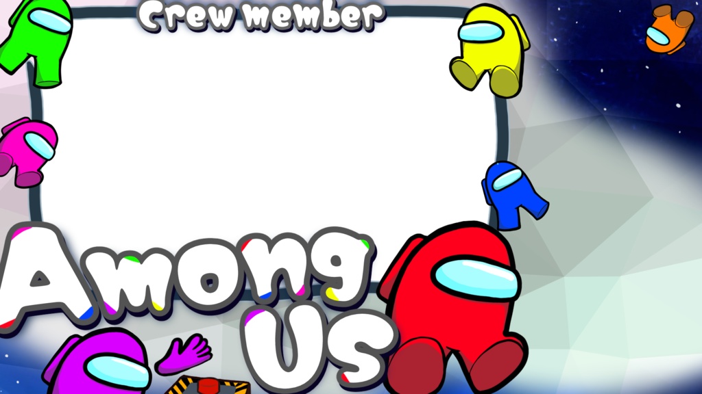 AmongUsコラボサムネ素材