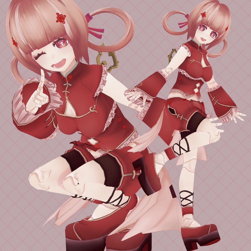 魂募集3DVtuber用モデル『人形』限定1点のみ