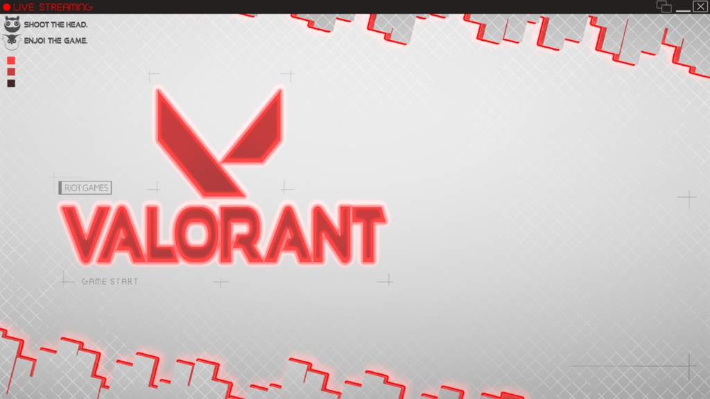 VALORANT サムネ素材(全7色)無料版あり