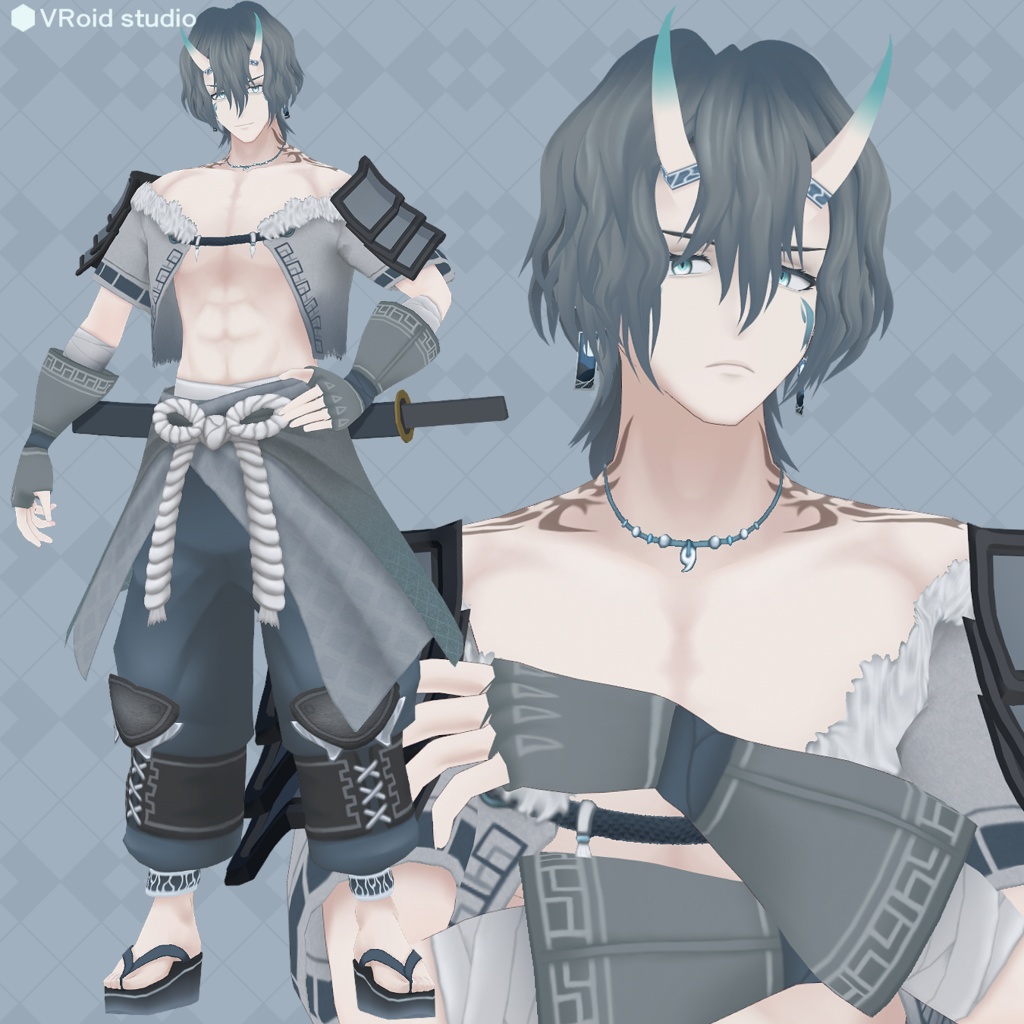 魂募集3DVtuberモデル『鬼人』限定1点のみ