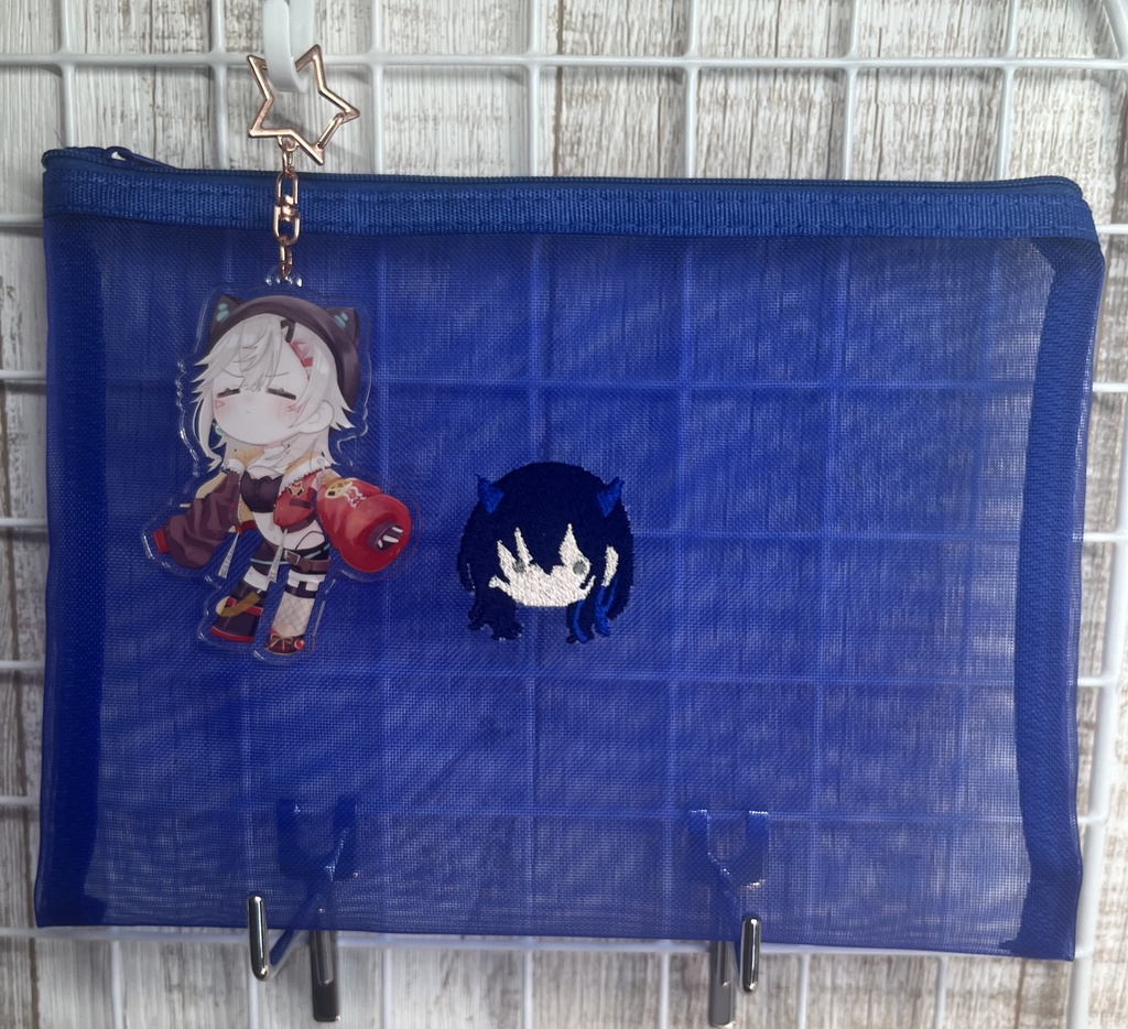 【非公式】一ノ瀬うるは刺繍メッシュポーチ