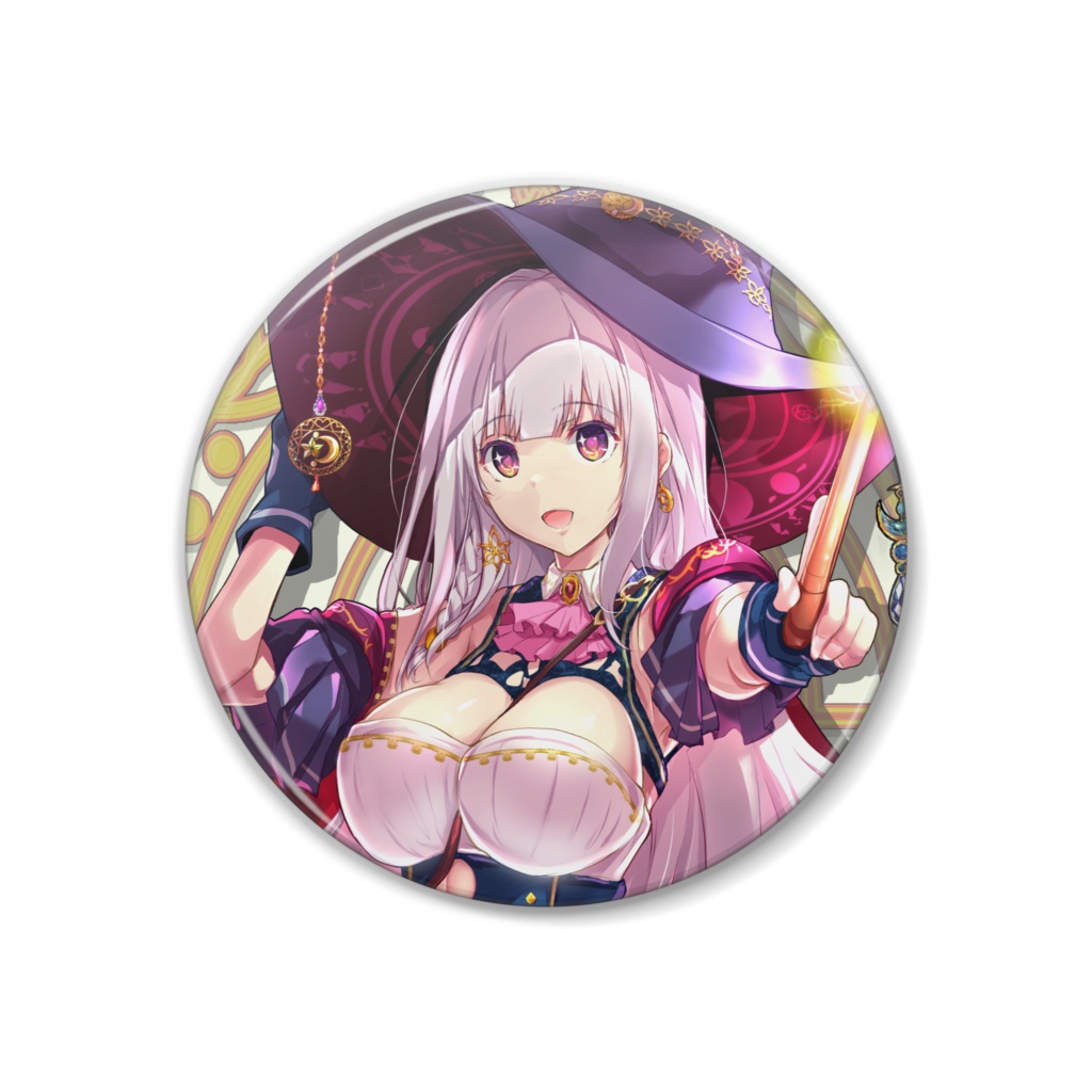 【缶バッチ】新イラストバージョン【ルツ・ウィザード】