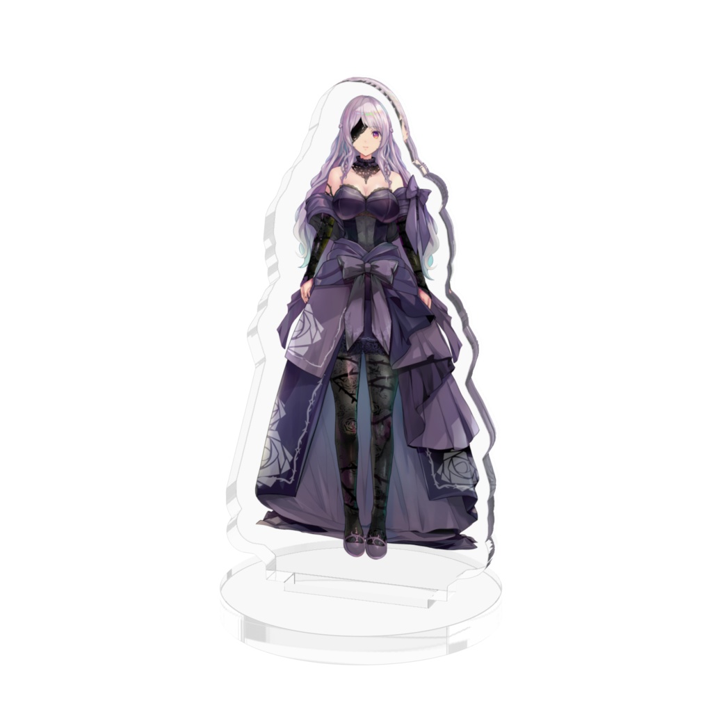 【アクリルフィギュア】黒ドレスバージョン+眼帯【ルツ・ウィザード】