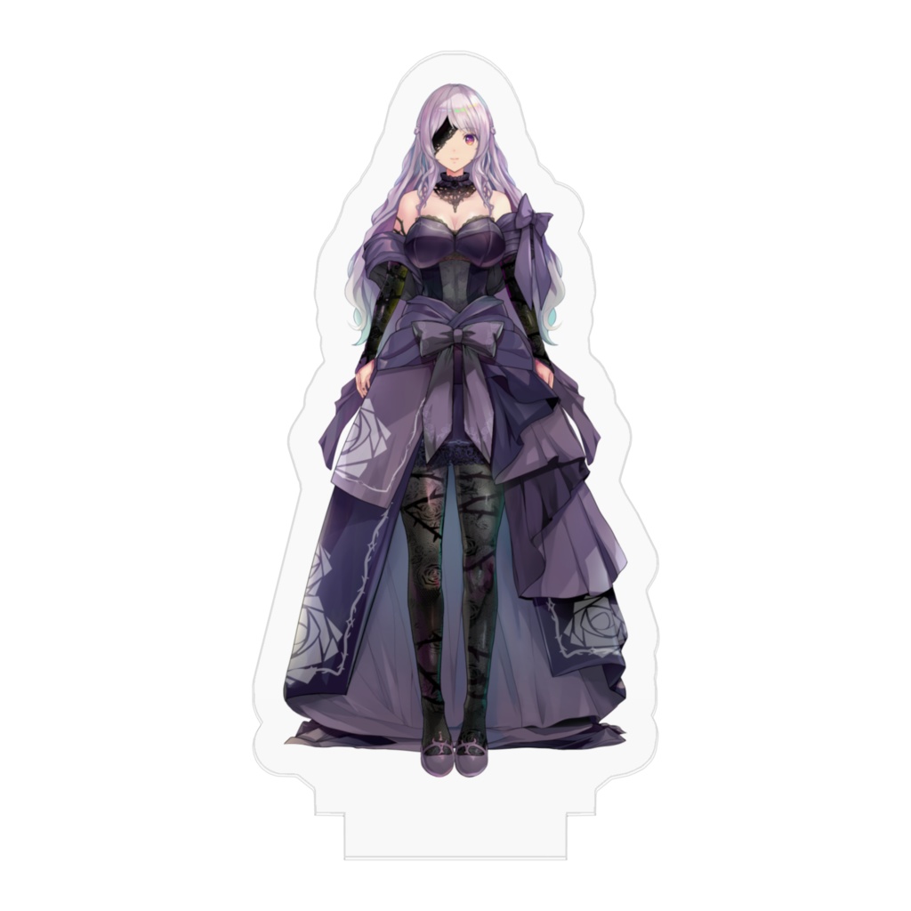 【アクリルフィギュア】黒ドレスバージョン+眼帯【ルツ・ウィザード】