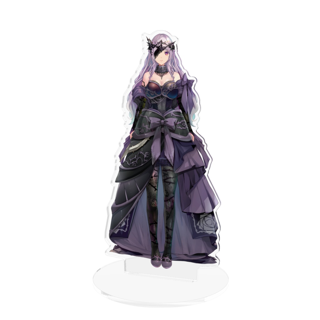 【アクリルフィギュア】黒鎧バージョン+眼帯+冠【ルツ・ウィザード】