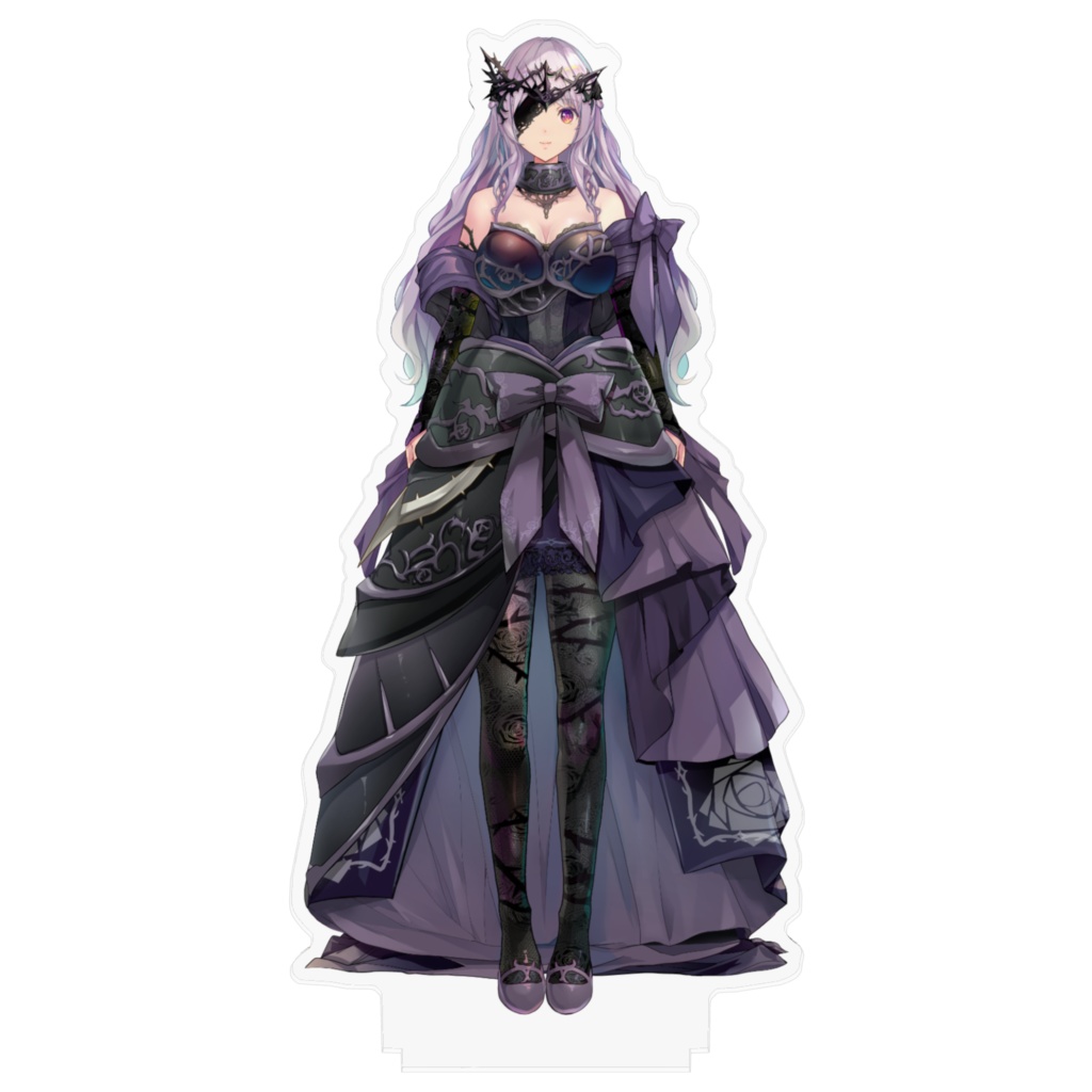 【アクリルフィギュア】黒鎧バージョン+眼帯+冠【ルツ・ウィザード】