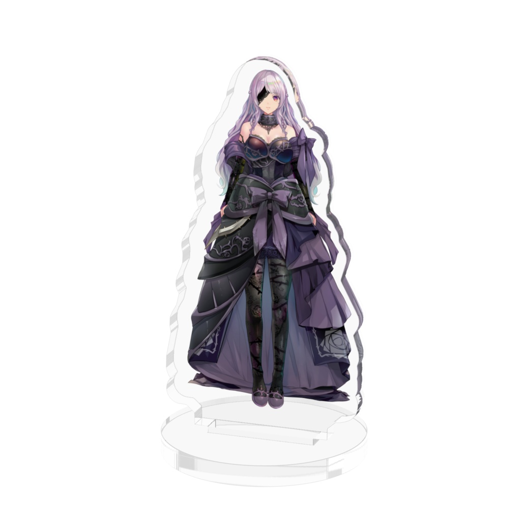 【アクリルフィギュア】黒鎧バージョン+眼帯【ルツ・ウィザード】