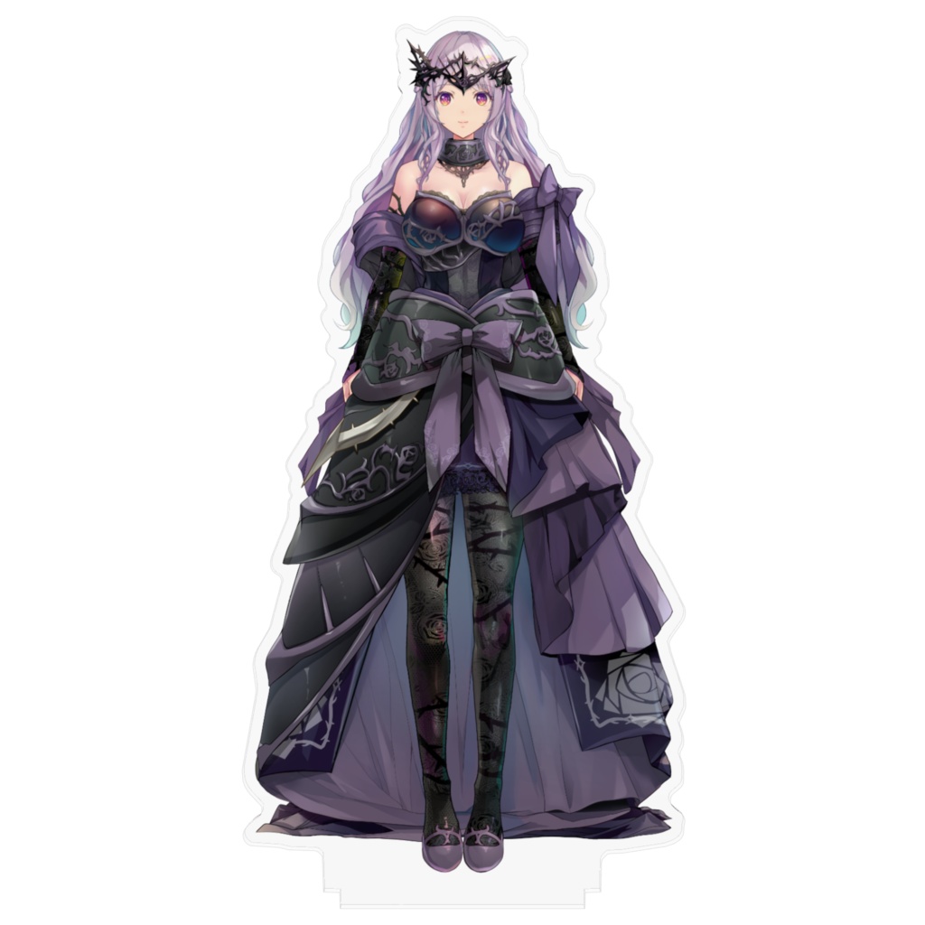 【アクリルフィギュア】黒鎧バージョン+冠【ルツ・ウィザード】