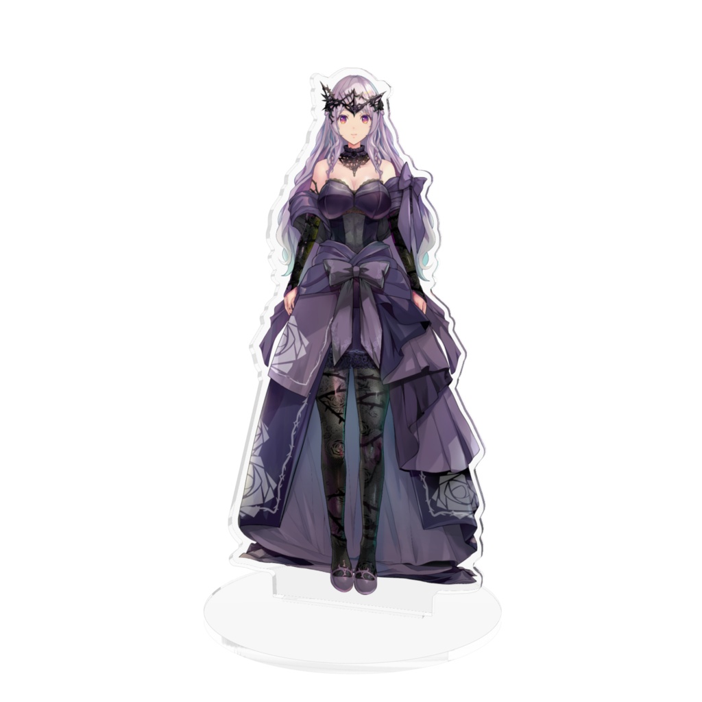 【アクリルフィギュア】黒ドレスバージョン+冠【ルツ・ウィザード】