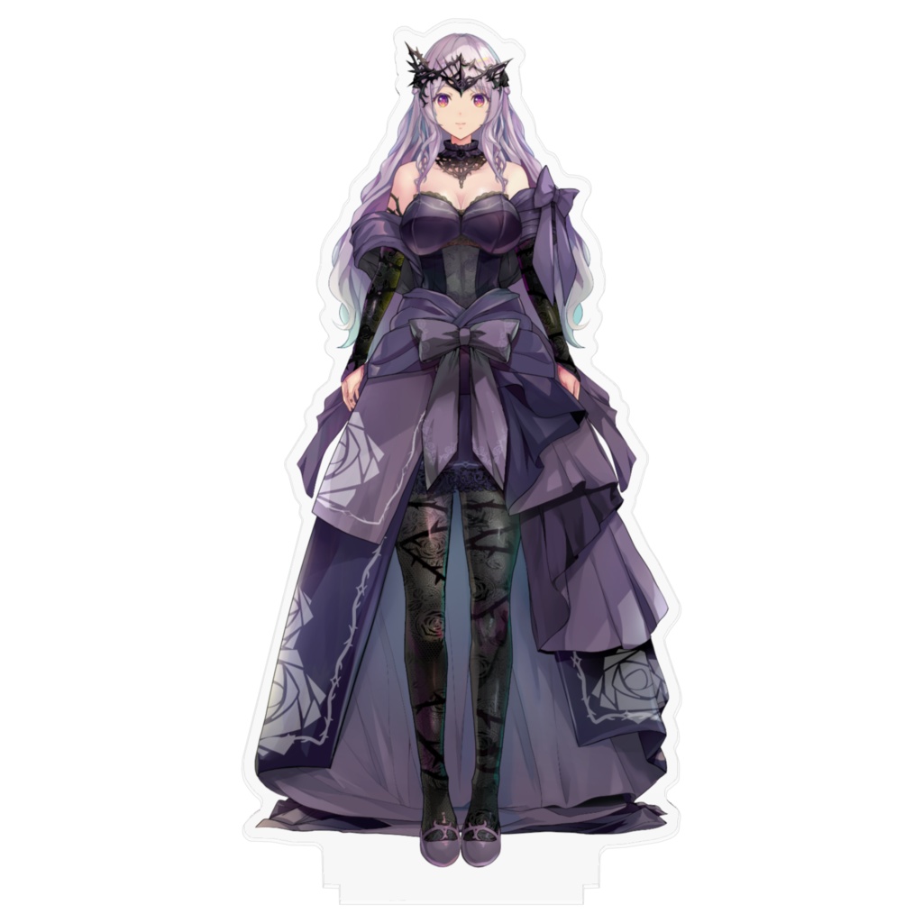 【アクリルフィギュア】黒ドレスバージョン+冠【ルツ・ウィザード】