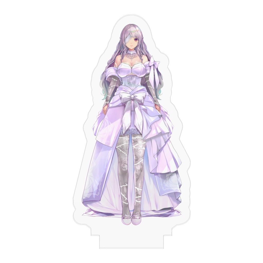 【アクリルフィギュア】白ドレスバージョン+眼帯【ルツ・ウィザード】